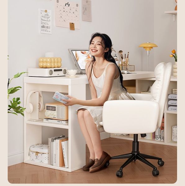 Bàn Làm Việc Đa Năng Tích Hợp Tủ Đựng Đồ Kèm Kệ Sách - GP368 - Nội Thất IGA Việt Nam