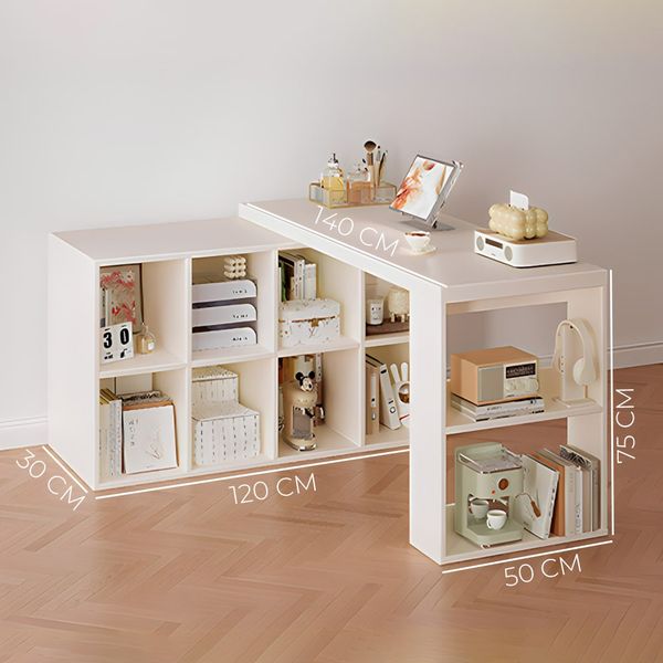 Bàn Làm Việc Đa Năng Tích Hợp Tủ Đựng Đồ Kèm Kệ Sách - GP368 - Nội Thất IGA Việt Nam