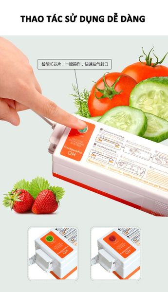 Máy hút chân không thực phẩm Fresh pack pro, máy hút chân không mini fresh pack pro, máy hút chân không pack pro, máy hút chân không fresh pack pro hồ chí minh, cách dùng máy hút chân không freshpackpro, máy hút chân không không kén túi, máy hút chân không thực phẩm pack pro, cách sử dụng máy hút chân không fresh pack pro, máy hút chân không fresh pack pro bt,