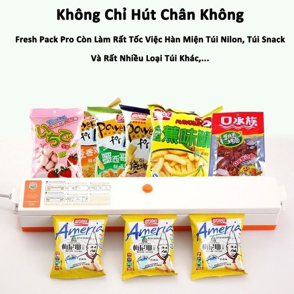 Máy hút chân không thực phẩm Fresh pack pro, máy hút chân không mini fresh pack pro, máy hút chân không pack pro, máy hút chân không fresh pack pro hồ chí minh, cách dùng máy hút chân không freshpackpro, máy hút chân không không kén túi, máy hút chân không thực phẩm pack pro, cách sử dụng máy hút chân không fresh pack pro, máy hút chân không fresh pack pro bt,