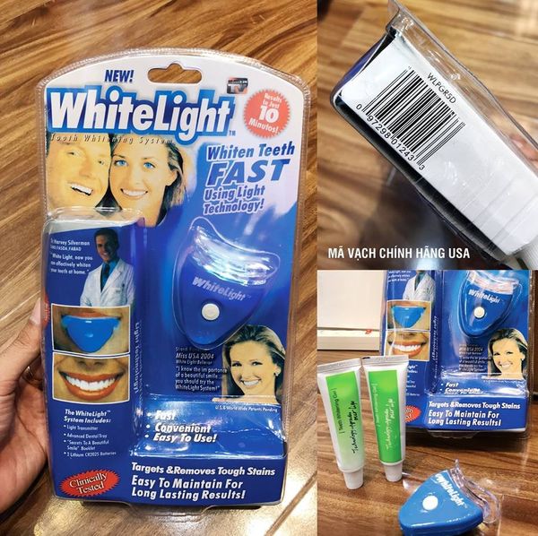 Dụng Cụ Làm Trắng Răng White Light, sản phẩm làm trắng răng whitening light, máy làm trắng răng lazada, máy làm trắng răng bestbuy, máy làm trắng răng usa, máy làm trắng răng thông minh, giá máy tẩy trắng răng, cách sử dụng máy ngậm trắng răng white light, gel làm trắng răng,