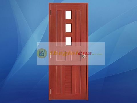 Mẫu cửa nhựa giả gỗ Đài Loan | cửa nhựa PVC ghép thanh