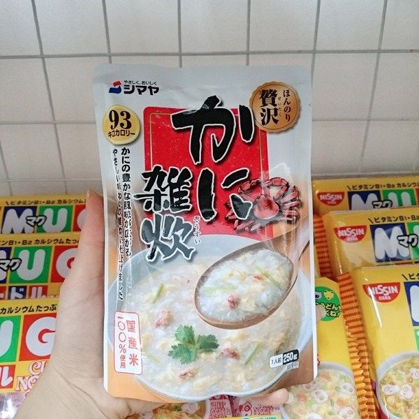 Cháo dinh dưỡng vị cua cho bé của Nhật