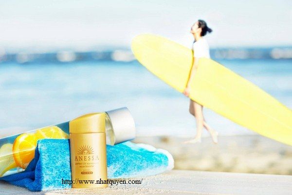 Anessa Perfect UV Sunscreen SPF50+ PA++++ màu vàng