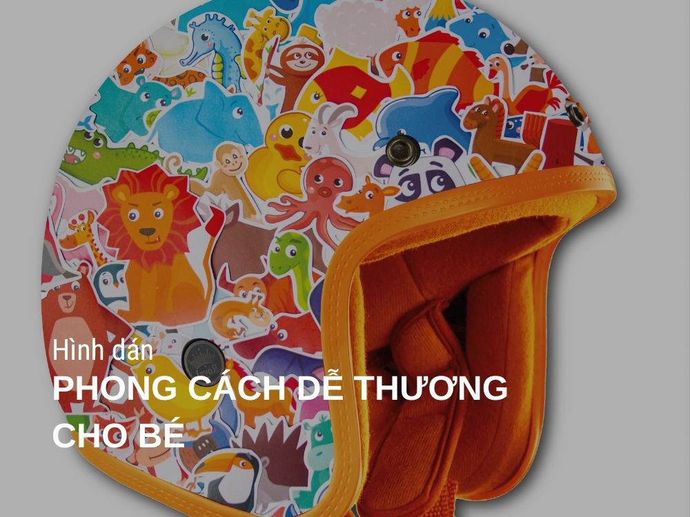 Hình dán với phong cách dễ thương cho bé – Sticker Factory