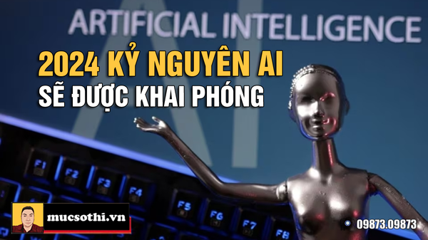Những đột phá lớn trong xu hướng phát triển của trí tuệ nhân tạo AI sẽ bùng nổ trong năm 2024