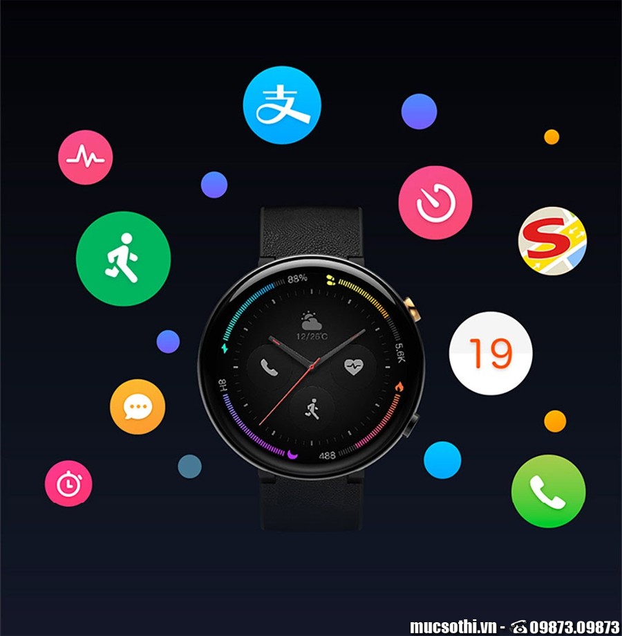 Amazfit Verge 2 đồng hồ thông minh dùng Esim đến từ Xiaomi - 09873.09873