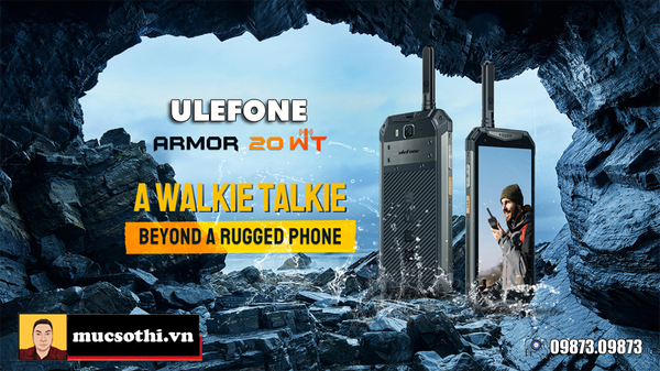 Tất tần tật Ulefone Armor 20WT siêu bền bộ đàm pin10850mAh Ram20GB Cam50MP