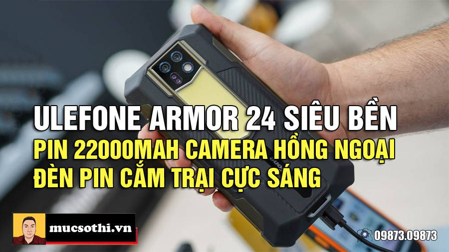 Kinh ngạc với smartphone Armor 24 siêu bền pin 22000mAh mới được Ulefone trình làng