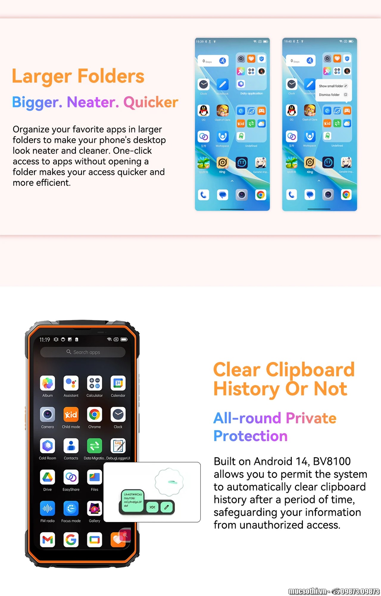 Smartphone Sờ To - Bán lẻ giá sỉ online giá tốt điện thoại Blackview BV8100 chính hãng - 09175.09195