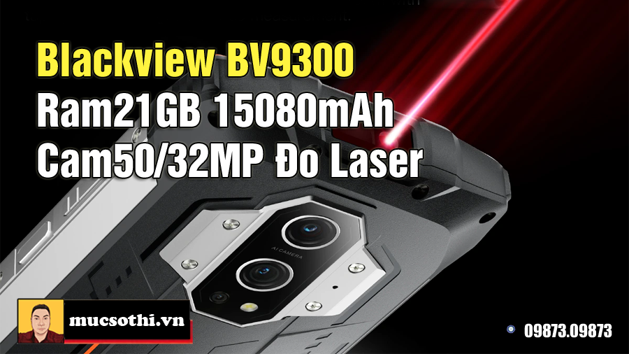 Trên tay mục sở thị Blackview BV9300 siêu bền đo laser Ram21GB 15080mAh - 09175.09195