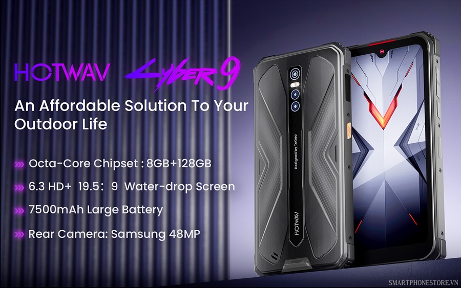 smartphonestore.vn - bán lẻ giá sỉ, online giá tốt smartphone siêu bền pin khủng Hotwav Cyber 9pro chính hãng - 09175.09195