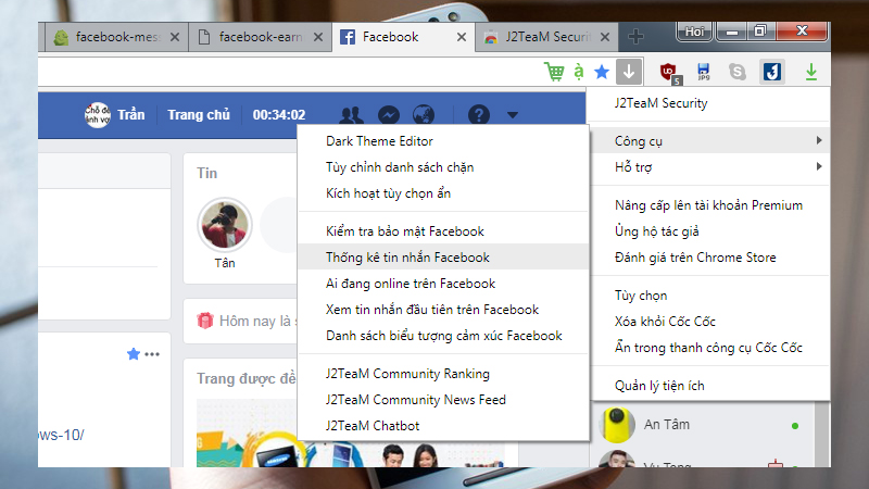 Bạn có biết ai là người nhắn tin với bạn nhiều nhất trên Facebook - mucsothi.vn