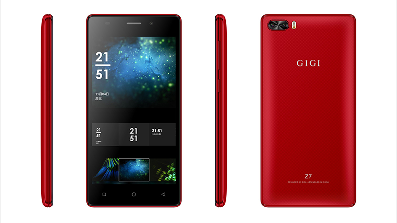 GIGI bất ngờ lộ diện smartphone phổ thông Z7 hỗ trợ 4G có camera kép