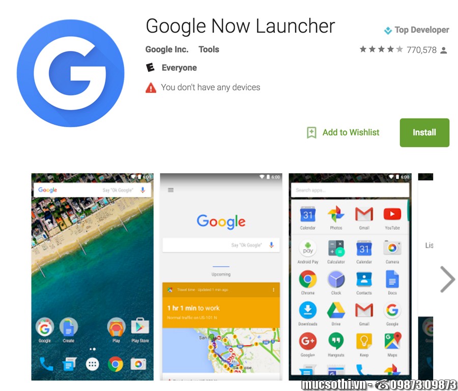 Giao diện Google Now Launcher sẽ bị khai tử trong tháng 4/2023 - 09873.09873