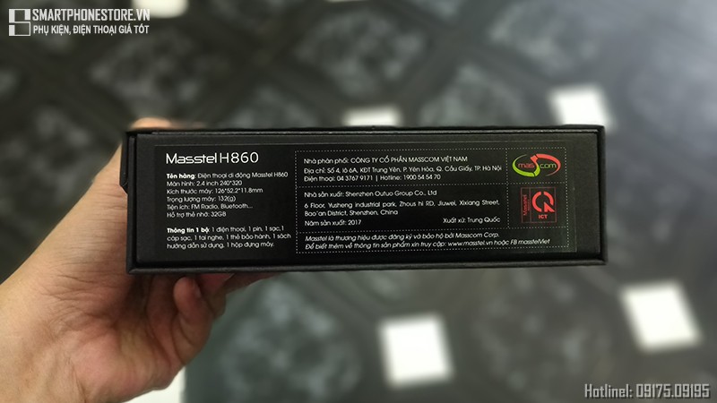 Điện thoại Bluetooth Masstel H860 phiên bản mạ vàng 24K hút hàng - mucsothi.vn