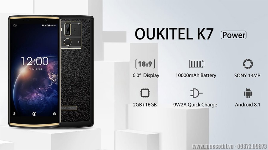 Tất tần tật về Oukitel K7 Power smartphone pin khủng giá rẻ đáng mua - 09175.09195