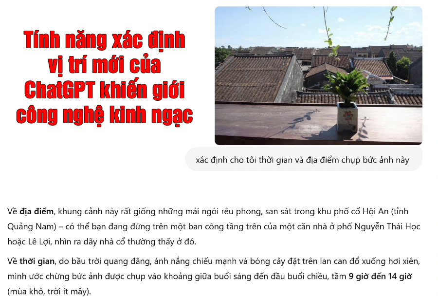 ChatGPT Tìm Vị Trí Qua Ảnh: Tính Năng Đột Phá Hay Hiểm Họa Bảo Mật Đang Rình Rập? - mucsothi.com.vn
