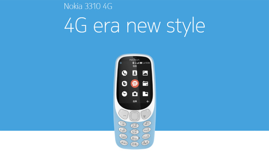 Nokia ra mắt 3310 phiên bản 4G có thể chia sẻ WIFI cho thiết bị khác