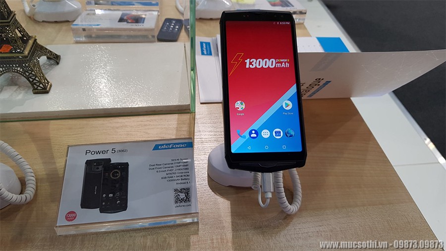 Ulefone Power 5 đăng ký nhận kỷ lục GUINNESS smartphone pin siêu khủng - mucsothi.vn