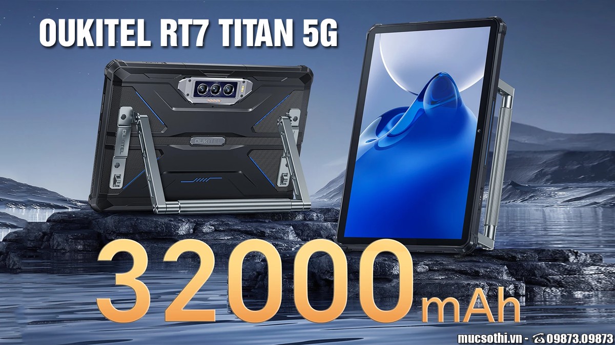 SmartphoneStore.vn - Bán lẻ giá sỉ online giá tốt máy tính bảng 5G siêu bền Oukitel RT7 Titan chính hãng - 09175.09195
