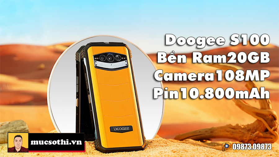 Mãn nhãn với Doogee S100 siêu bền pin khủng với Ram20GB camera108MP