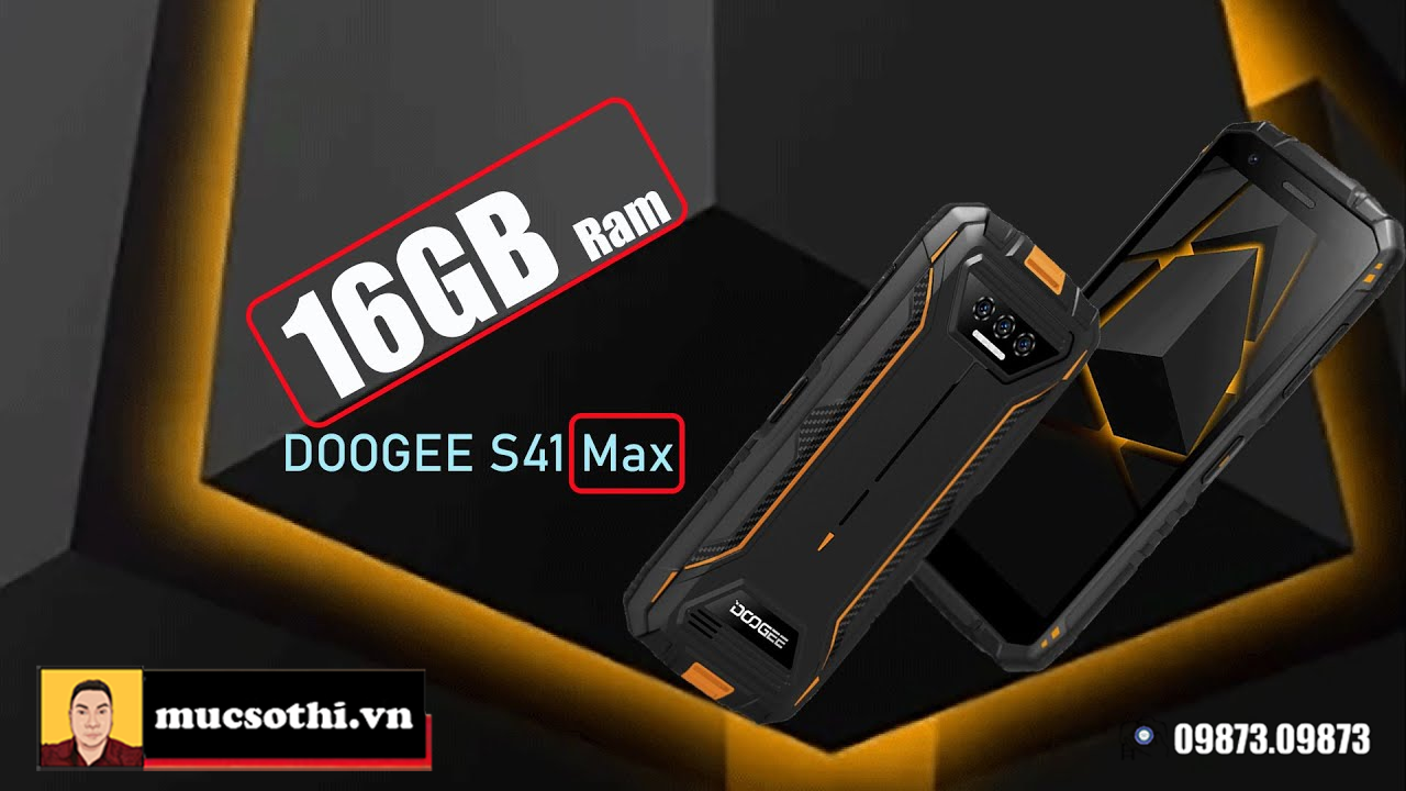 Doogee S41 Max - Sự kết hợp hoàn hảo giữa độ bền, pin trâu và thiết kiế nhỏ gọn