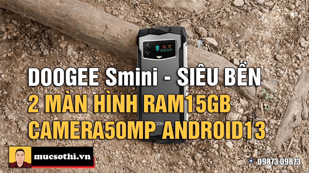 Doogee vừa trình làng Smini chiếc smartphone siêu bền tí hon 2 màn hình gây hứng thú - 09175.09195
