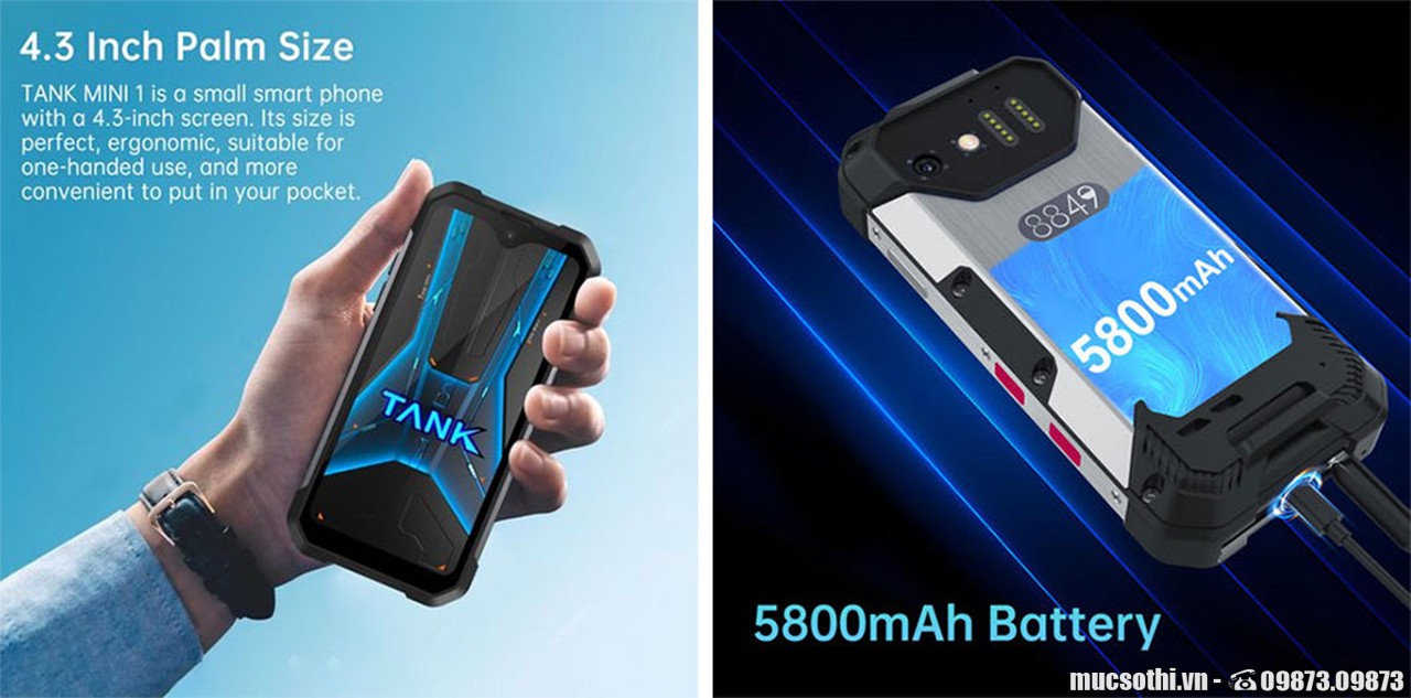 Chọn Doogee Smini hay Unihertz Tank Mini 1: Smartphone siêu bền mini pin khủng cho số sim chính? - mucsothi.com.vn