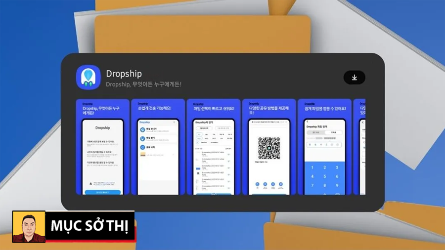 Samsung trình làng app Dropship mang đến tính năng chia sẻ tệp đa nền tảng