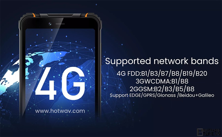 Smartphonestore.vn - Bán lẻ giá sỉ, online giá tốt smartphone siêu bền pin khủng Hotwav T5 pro chính hãng - 09175.09195