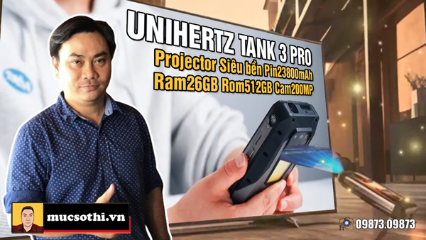 Lộ diện Unihertz Tank 3 Pro - Smartphone 5G siêu Bền, pin Khủng có máy chiếu đầy ấn tượng
