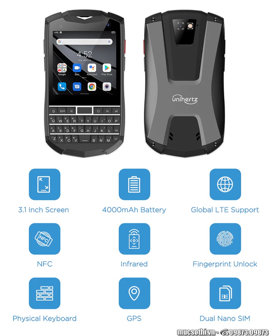 SmartphoneStore.vn - Bán lẻ giá sỉ online giá tốt điện thoại Unihertz Titan Pocket chính hãng - 09175.09195