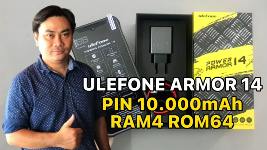 Trên tay mục sở thị Ulefone Power Armor 14 smartphone siêu bền pin khủng 10.000mAh 4Cam20MP Ram4GB Rom64GB