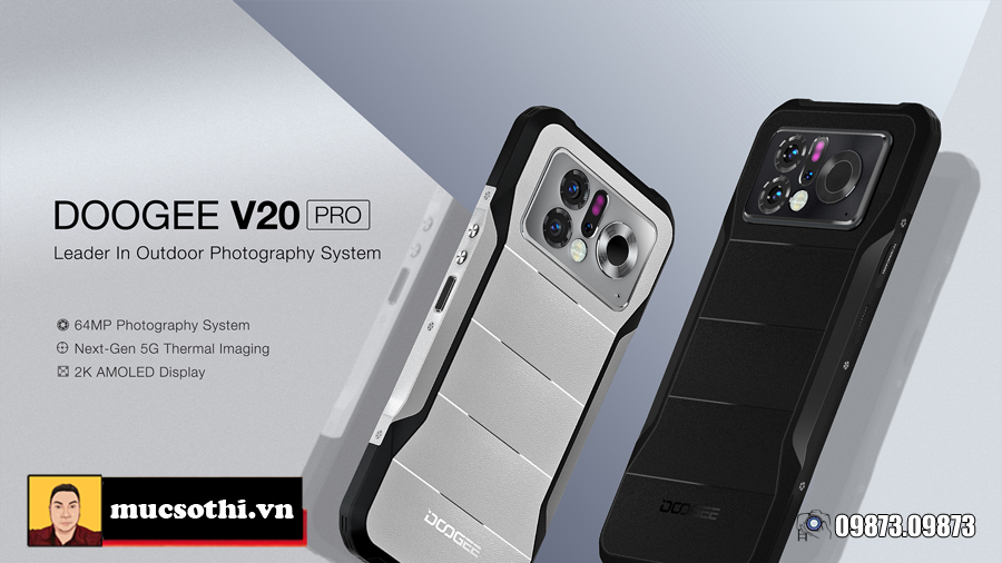 Doogee đu đeo nâng cấp V20 Pro với camera cảm biến nhiệt inFiRay