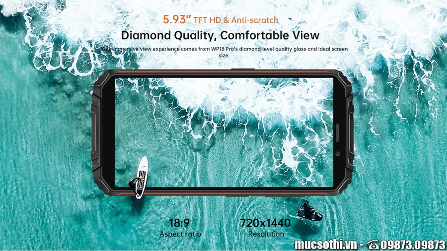 SmartphoneStore.vn - Bán lẻ giá sỉ, online giá tốt điện thoại Oukitel WP18Pro siêu bền pin khủng chính hãng - 09175.09195