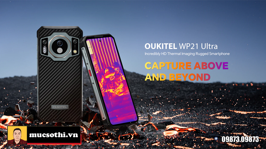 Mục sở thi tất tần tật Oukitel WP21 Ultra siêu bền 9800mAh camera nhiệt Ram12GB