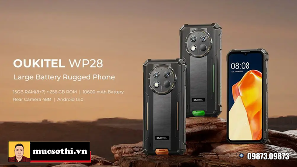 Oukitel WP28 - Smartphone siêu bền pin khủng Ram15GB giá hấp dẫn đã đổ bộ tác chiến