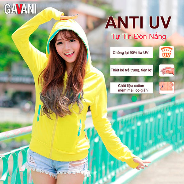 GAVANI RA MẮT BỘ SƯU TẬP ÁO KHOÁC CHỐNG TIA UV