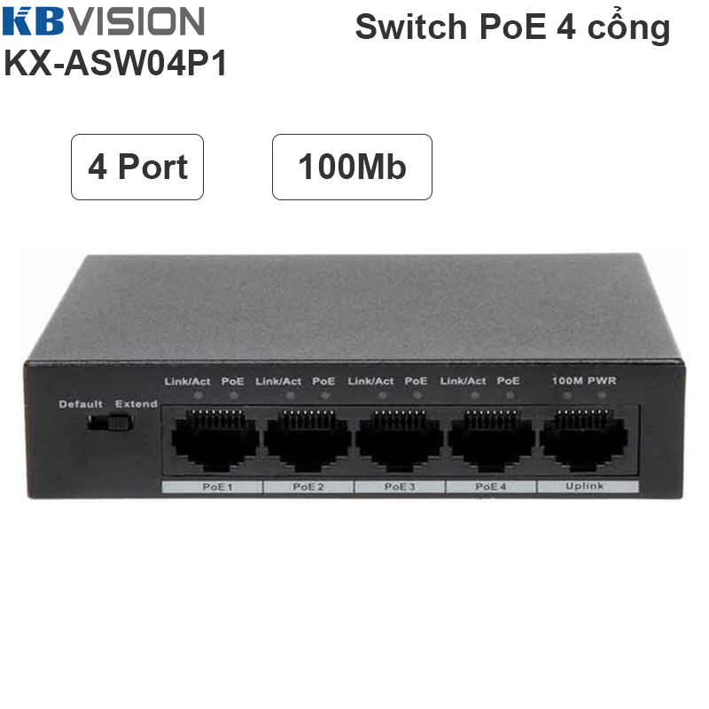 switch poe 4 cong KBVISION