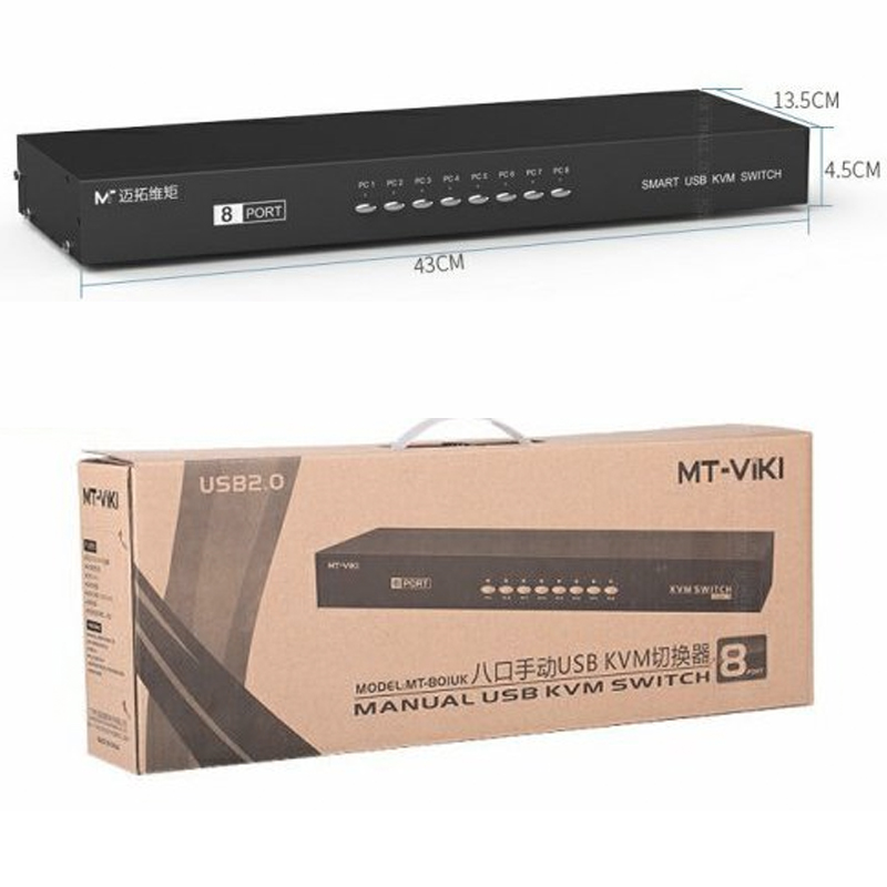 KVM SWITCH MTVIKI MT801UK