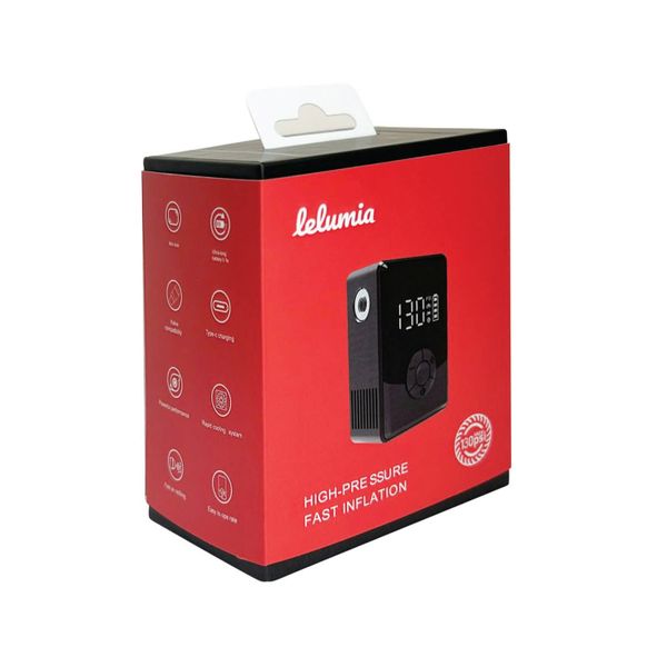 Máy bơm điện tử Lelumia EZY Air E-Inflator góc phải