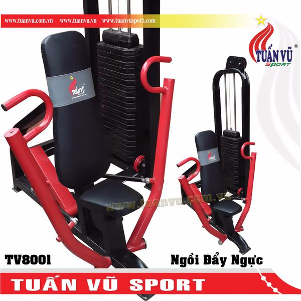 Máy ngồi đẩy ngực Tuấn Vũ TV 8001, May ngoi day nguc Tuan Vu TV 8001