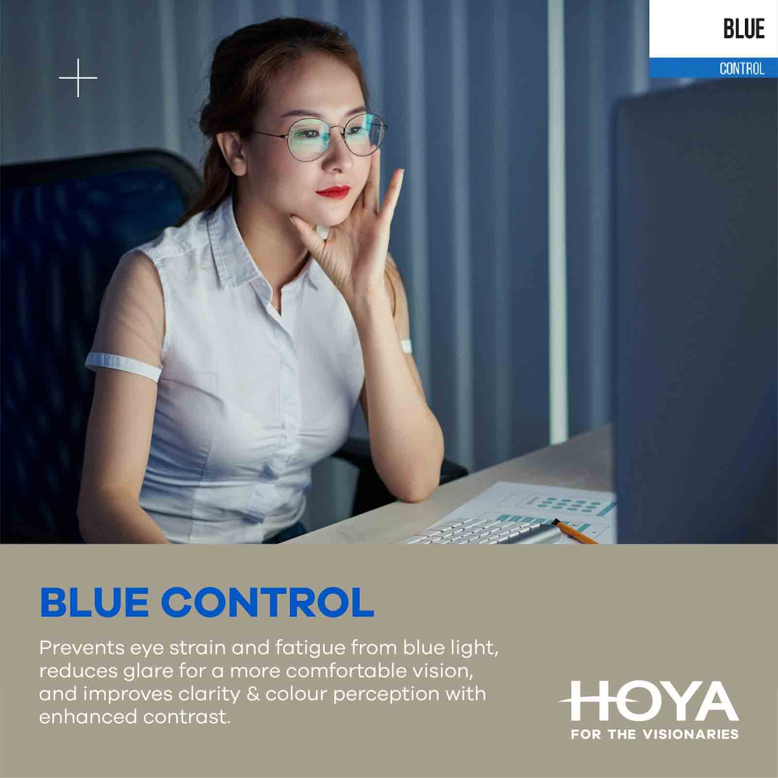 Tròng Kính Chống Bể Phoenix Nulux Full Control Hoya 1.53