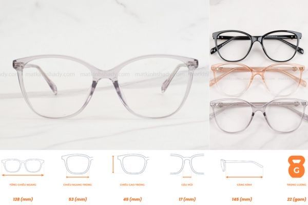gọng kính siêu nhẹ
