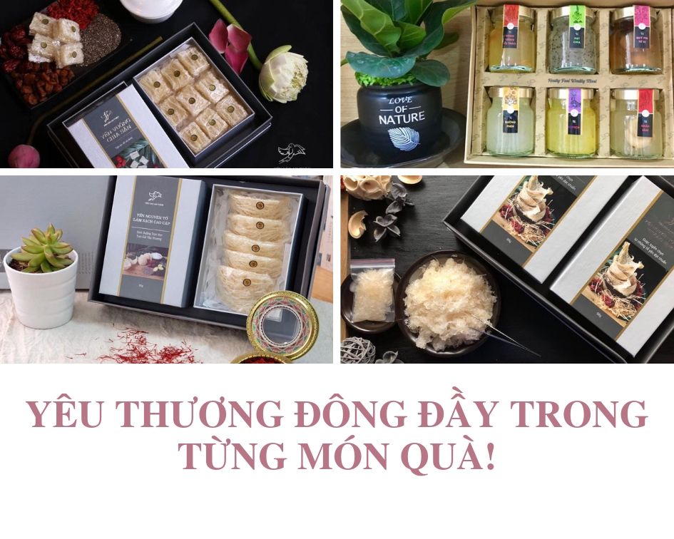 Quà tặng bạn bè ngày tết - Yến tươi chưng sẵn