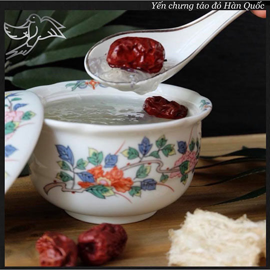 Tác dụng của tổ yến sào chưng cùng táo đỏ