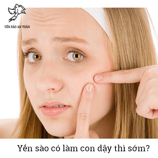 Ăn yến sào có làm trẻ dậy thì sớm?