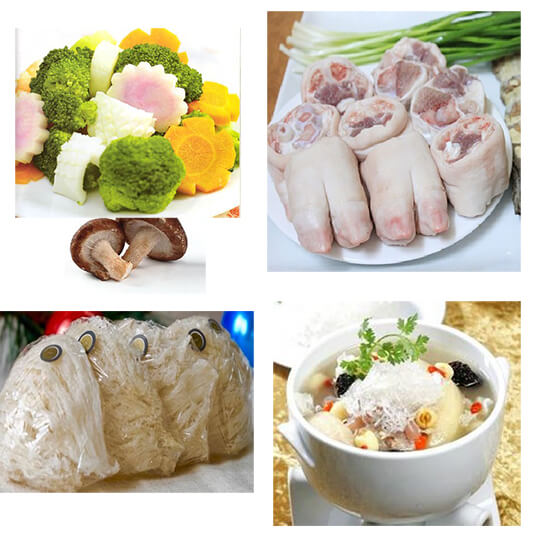 Tổ yến sào hầm canh giò lợn