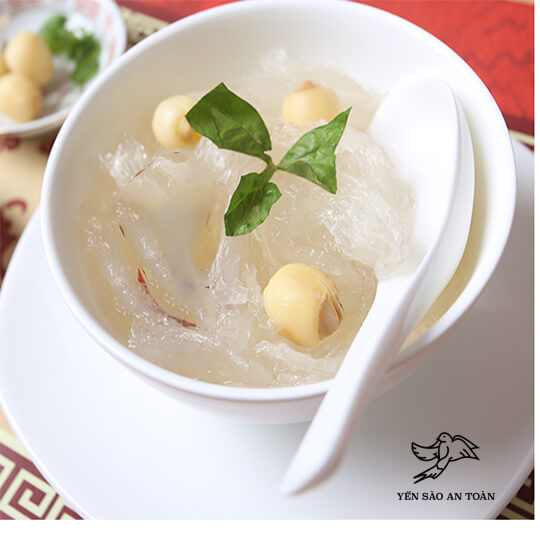 Cách chưng tổ yến cùng hạt sen
